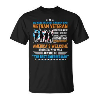 Veteran Veterans Day Vietnam Veteran Best America Had Proud Military Veteran 63 Navy Soldier Army Military Unisex T-Shirt - Monsterry