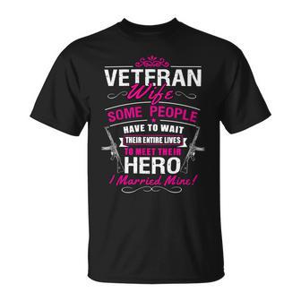 Veteran Veterans Day Wife 128 Navy Soldier Army Military Unisex T-Shirt - Monsterry DE