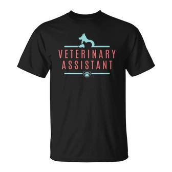 Veterinary Assistant Funny Vet Tech Unisex T-Shirt | Mazezy