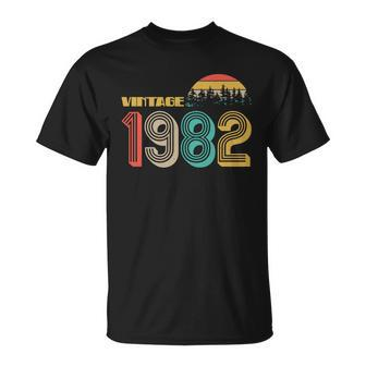 Vintage 1982 Sun Wilderness 40Th Birthday V2 Unisex T-Shirt - Monsterry