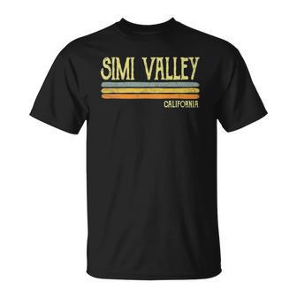 Vintage Retro Simi Valley California Vacation Gift Unisex T-Shirt | Mazezy