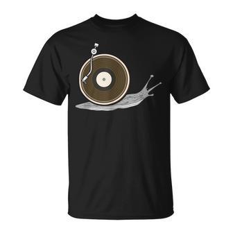 Vinyl Snail Vinyl Records Dj Vinyl Slug Lp Collector 155 Trending Shirt Unisex T-Shirt | Favorety CA