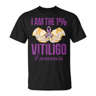 Vitiligo Awareness One Vitiligo Awareness Unisex T-Shirt - Seseable