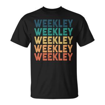 Weekley Name Shirt Weekley Family Name V2 Unisex T-Shirt - Monsterry