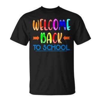 Welcome Back To School Teacher 481 Shirt Unisex T-Shirt | Favorety