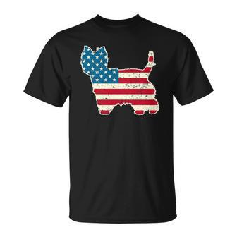 West Highland White Terrier Westie 4Th Of July American Flag Unisex T-Shirt | Mazezy