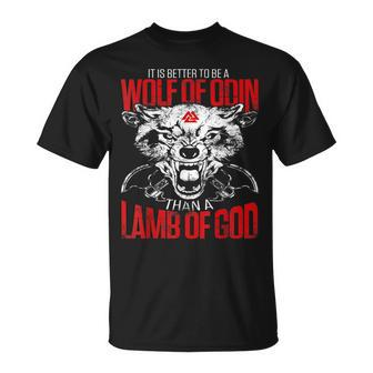 Wolf Of Odin Viking For Norseman Who Loves Odin T-shirt - Thegiftio UK