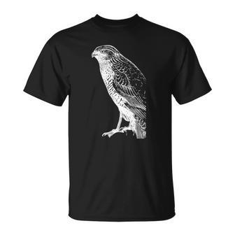 Womens Bird Falcon Bird Of Prey Unisex T-Shirt | Mazezy