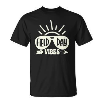 Womens Field Day Vibes Funny For Teacher Kids Field Day 2022 Unisex T-Shirt | Mazezy