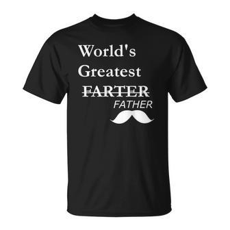 Worlds Greatest Farter-Funny Fathers Day Gift For Dad Unisex T-Shirt | Mazezy UK