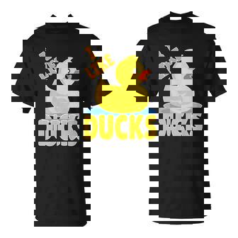 Yellow Rubber Duck Squeaker Duck I Like Ducks T-shirt - Thegiftio