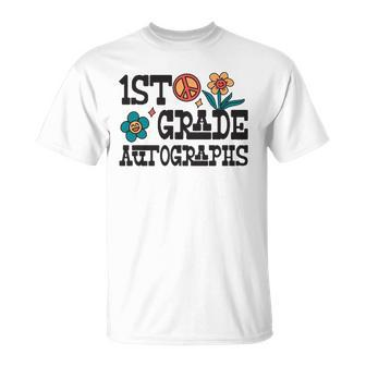 1St Grade Last Day Of School Autograph Unisex T-Shirt | Mazezy