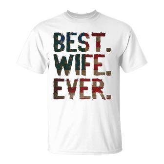 4Th Of July Usa Best Wife Ever T-shirt - Thegiftio UK