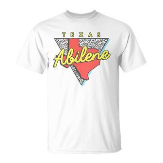 Abilene Texas Retro Triangle Tx City Unisex T-Shirt | Mazezy