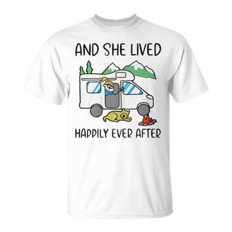 And She Lived Happily Ever After Unisex T-Shirt | Favorety AU