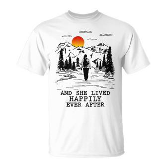 And She Lived Happily Ever After Unisex T-Shirt | Favorety AU