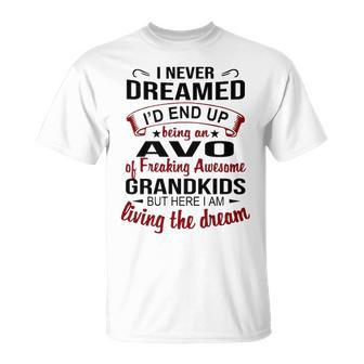 Avo Grandpa Avo Of Freaking Awesome Grandkids T-Shirt - Seseable