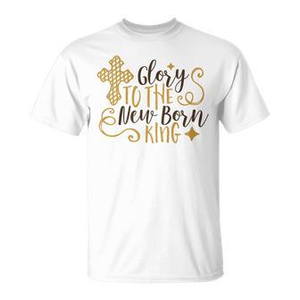 Baby Shower Text Design Glory To The New Born Unisex T-Shirt | Favorety DE