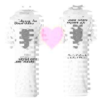 Baked With Love Pittsburgh Cookie Table Baker T-shirt - Thegiftio