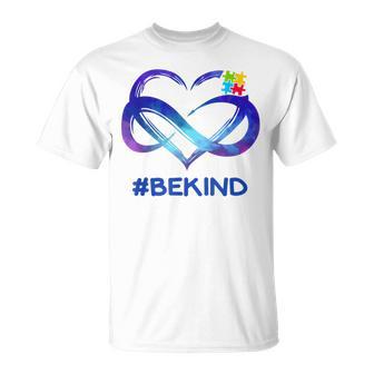 Be Kind Autism Awareness Heart Autism Awareness Month Unisex T-Shirt | Favorety UK