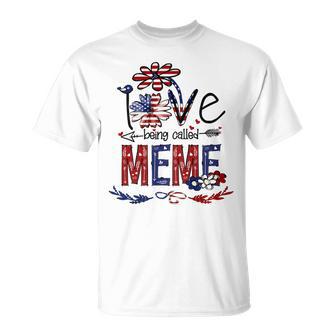 Being Called Meme Sunflower Usa Flag 684 Shirt Unisex T-Shirt | Favorety AU