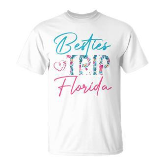 Besties Trip Florida Vacation Matching Best Friend T-shirt - Thegiftio UK