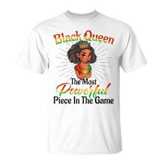 Black Queen The Most Powerful Piece In The Game Girl V2 T-shirt - Thegiftio UK