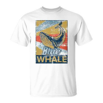 Blue Whale Animal Sea Zookeeper Gift Idea Unisex T-Shirt | Mazezy