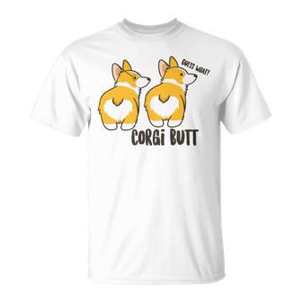 Corgi Set Sticker Design Funny Corgi Set Stickers Unisex T-Shirt | Favorety UK