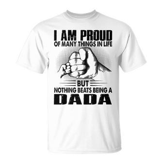 Dada Grandpa Nothing Beats Being A Dada T-Shirt - Seseable