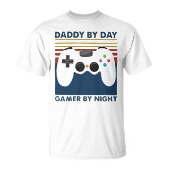 Daddy By Day Gamer By Night 250 Shirt Unisex T-Shirt | Favorety CA