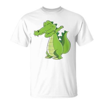 Dancing Alligator Dabbing Alligator T-shirt - Thegiftio UK