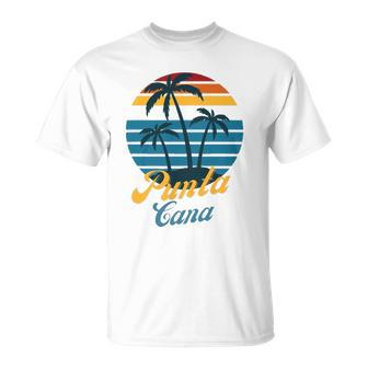 Dominican Republic Souvenir Beach Sunset Vacation Punta Cana Unisex T-Shirt | Mazezy