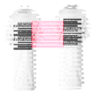 End Gun Violence Gun Control Pray For Uvalde Protect Not Guns T-shirt - Thegiftio