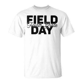 Field Day 2022 4Th Fourth Grade School Teacher Kids Unisex T-Shirt - Seseable
