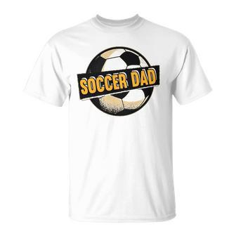 Football Soccer Dad Goalie Goaltender Sports Lover Unisex T-Shirt | Mazezy