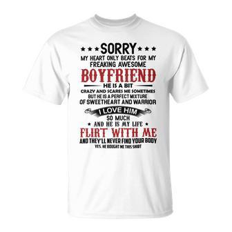 Freaking Awesome Boyfriend V2 Unisex T-Shirt | Favorety CA