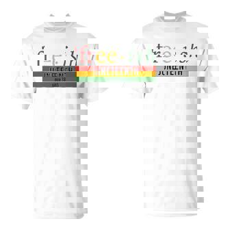 Free-Ish Since 1865 Juneteenth Black Freedom 1865 Black Pride T-shirt - Thegiftio UK