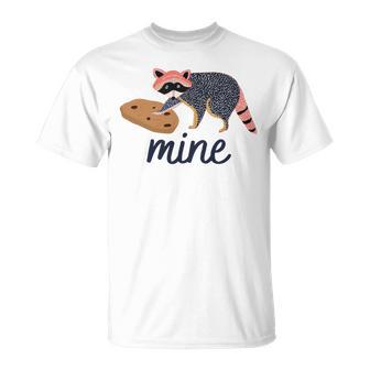 Funny Cookie Raccoon Food Lover Unisex T-Shirt | Favorety CA