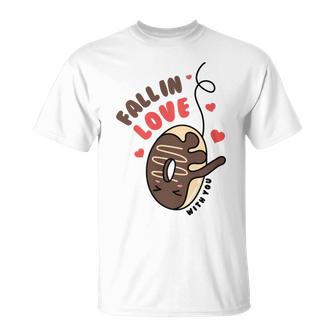 Funny Donut Fall In Love Unisex T-Shirt | Favorety CA