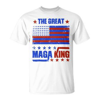 Funny The Return Of The Ultra Maga King Flag Gift Unisex T-Shirt | Favorety