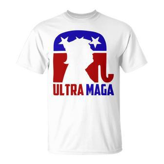 Funny Ultra Maga Gift For Americans Trump Biden Lover Unisex T-Shirt | Favorety CA