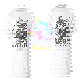 Funny Unicorn Design For Girls And Woman Unicorn Brother Unisex T-Shirt | Mazezy