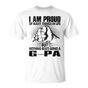 G Pa Grandpa Nothing Beats Being A G Pa T-Shirt - Seseable