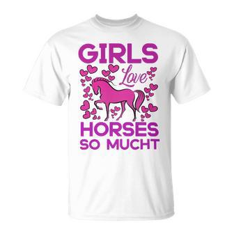 Girls Love Hhoresed So Much Unisex T-Shirt | Favorety CA