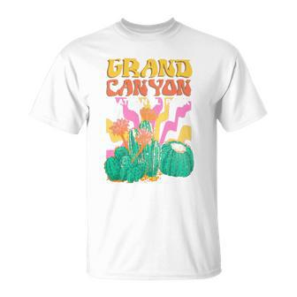 Grand Canyon Retro National Park Unisex T-Shirt | Mazezy