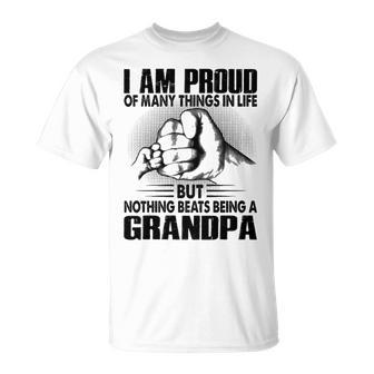 Grandpa Nothing Beats Being A Grandpa T-Shirt - Seseable