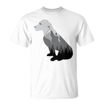 Happiness Is A Day Spent Hiking With My Dog Unisex T-Shirt | Favorety UK