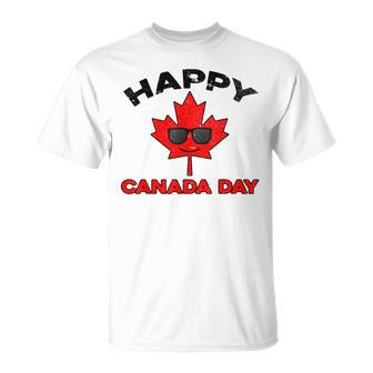 Happy Canada Day Funny Maple Leaf Canada Day Kids Toddler Unisex T-Shirt - Seseable
