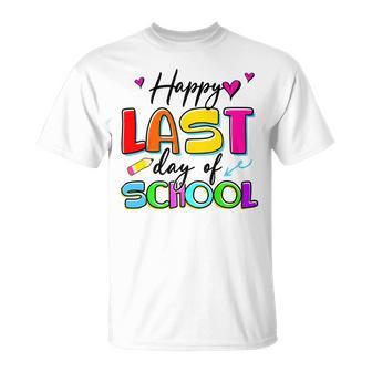 Happy Last Day Of School Graduation Students And Teacher Unisex T-Shirt | Favorety DE